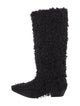 Tibi Fur Faux Fur Trim Boots