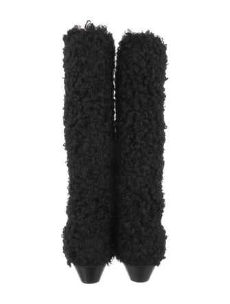 Tibi Fur Faux Fur Trim Boots