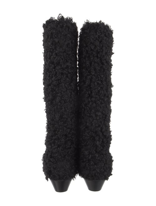 Tibi Fur Faux Fur Trim Boots