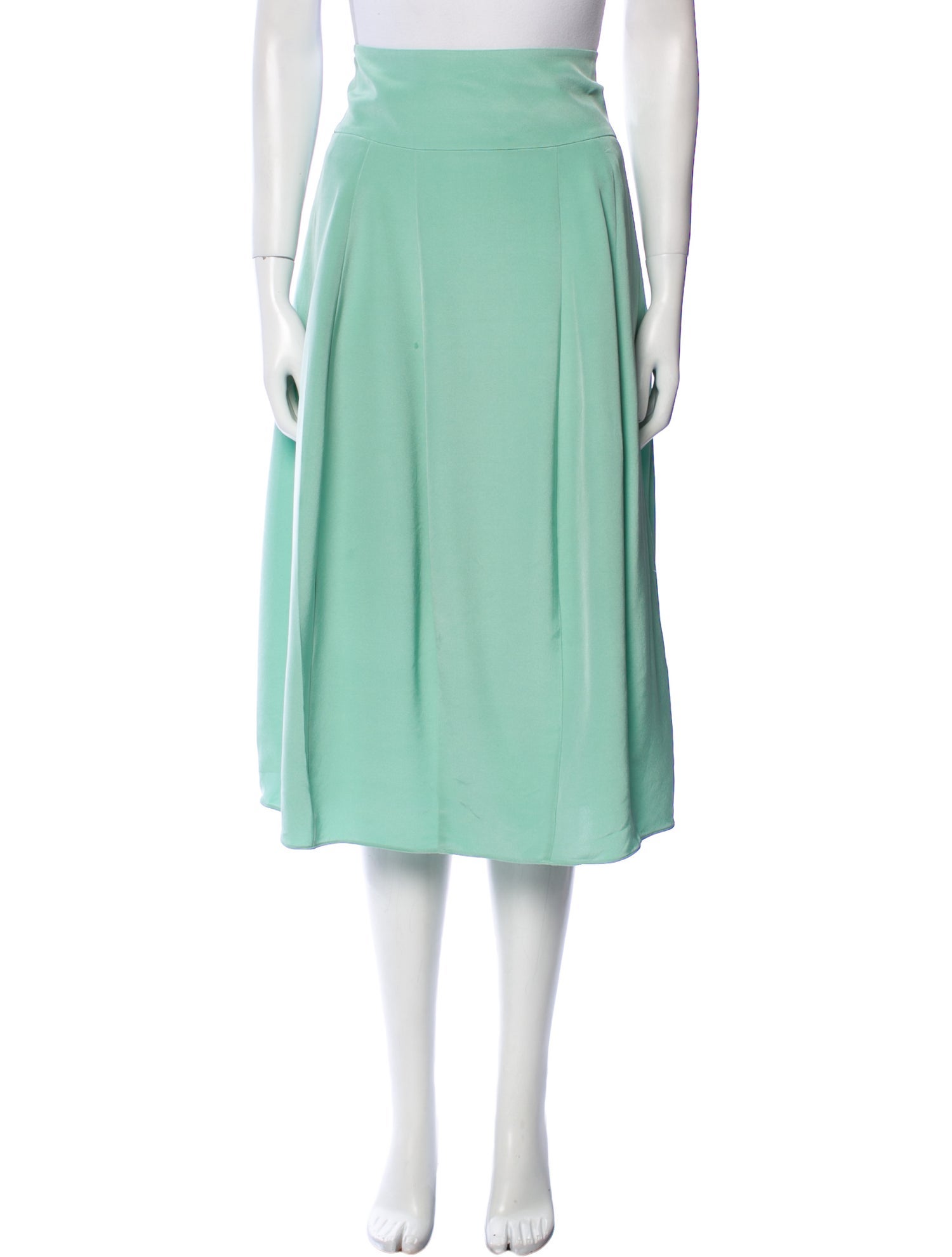 Tibi Silk Midi Length Skirt