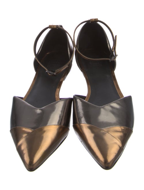 Tibi Leather D'Orsay Flats