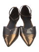 Tibi Leather D'Orsay Flats