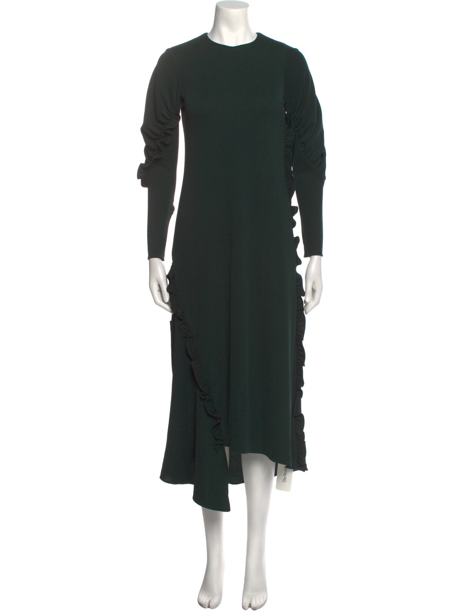 Tibi Crew Neck Long Dress