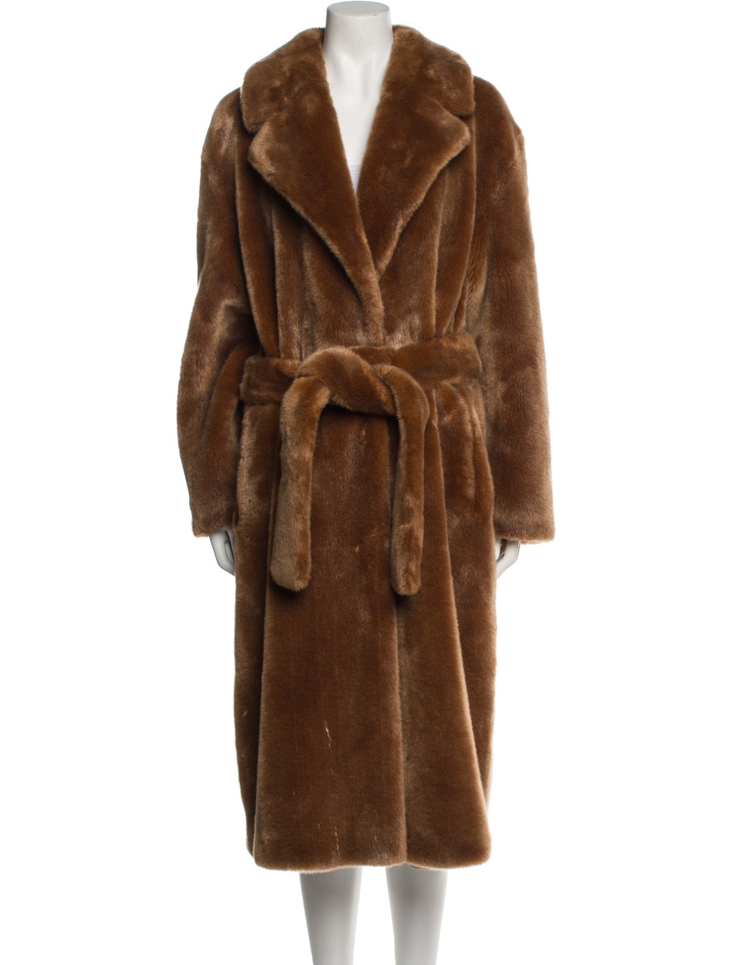 Tibi Faux Fur Coat