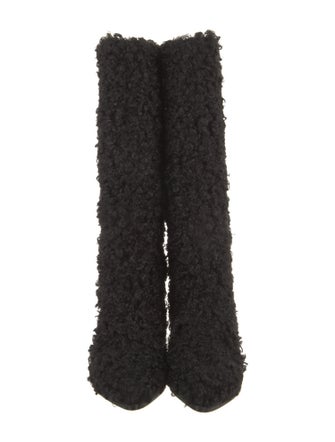 Tibi Shearling Riding Boots