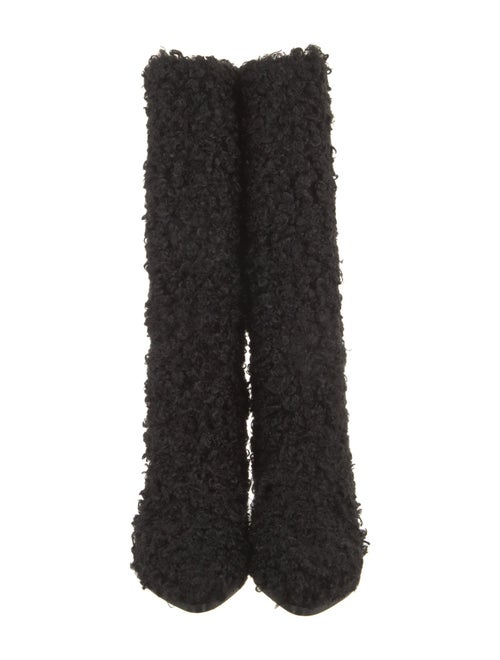 Tibi Shearling Riding Boots