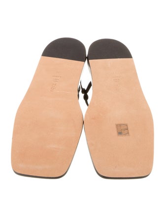 Tibi Satin Crystal Embellishments Slingback Sandals