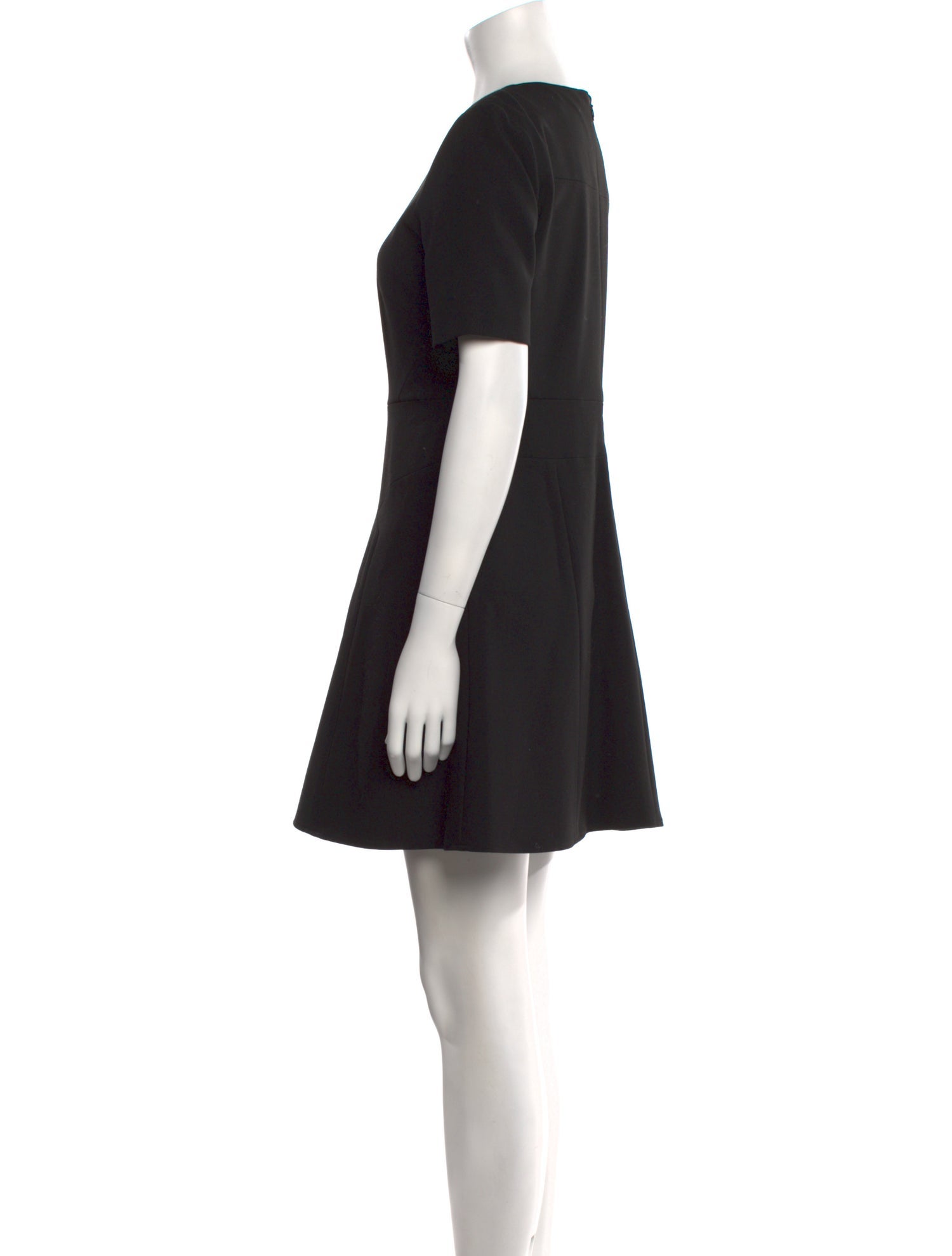 Tibi Crew Neck Mini Dress
