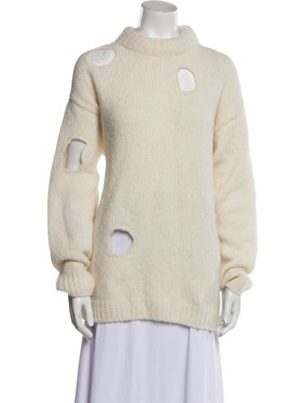 Tibi Mock Neck Sweater