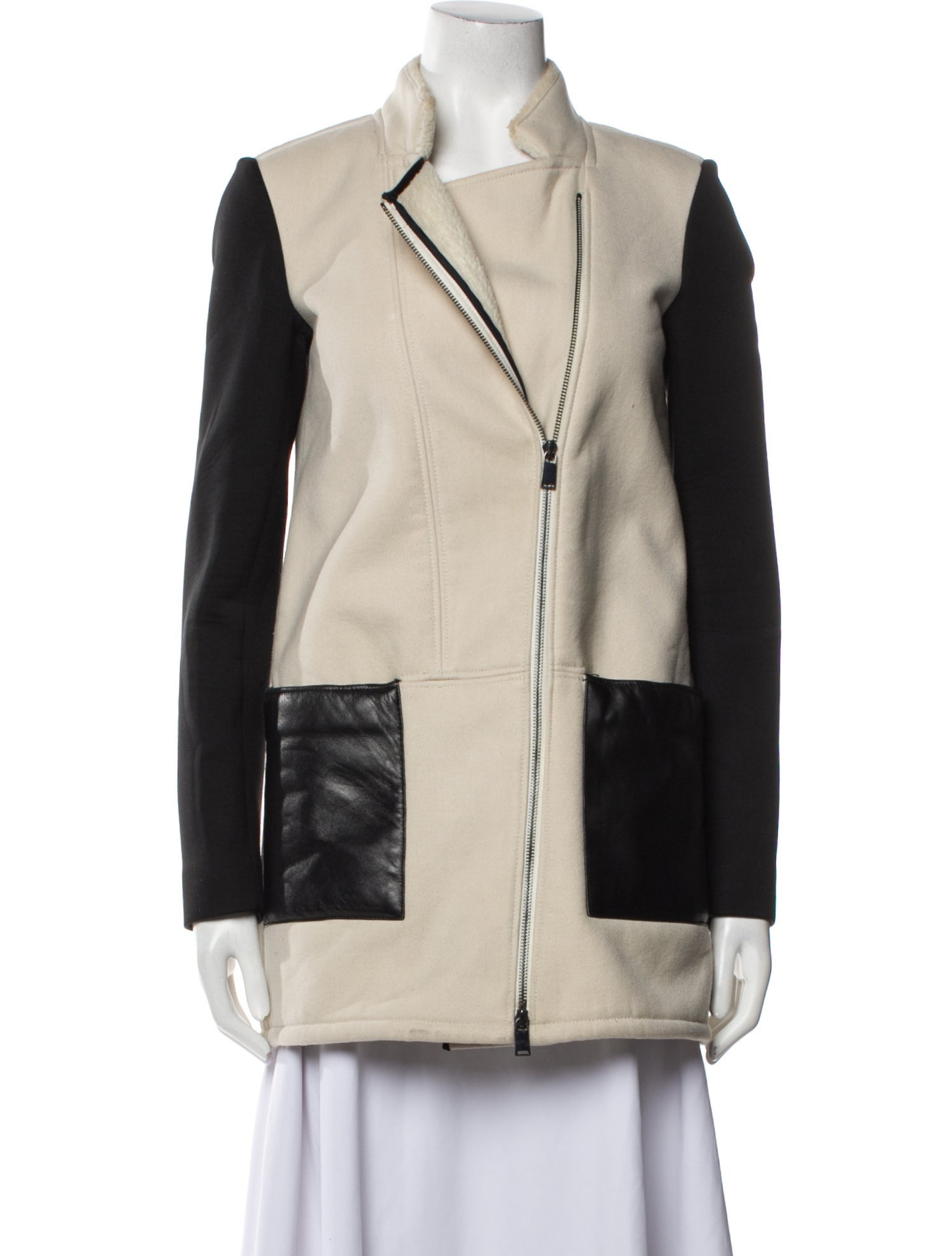 Tibi Colorblock Pattern Coat
