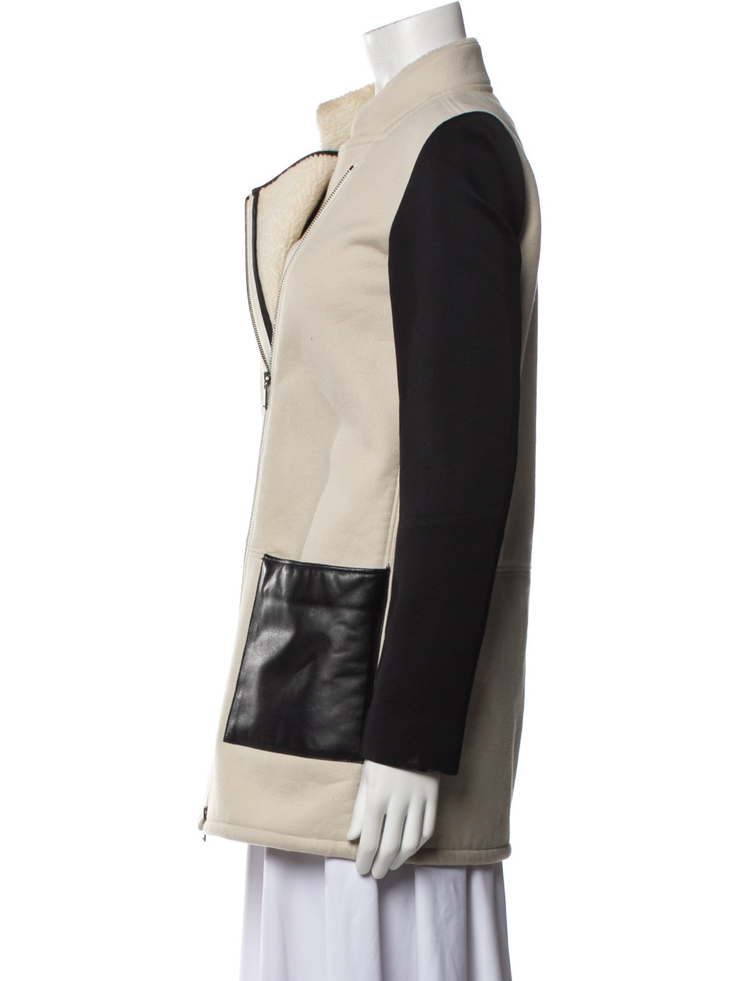 Tibi Colorblock Pattern Coat