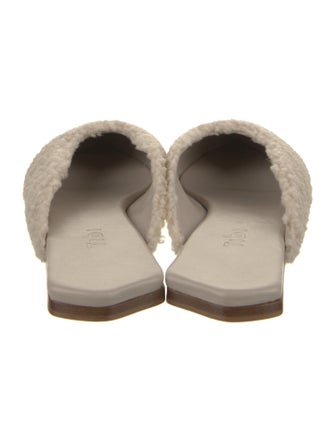 Tibi Faux Fur Mules