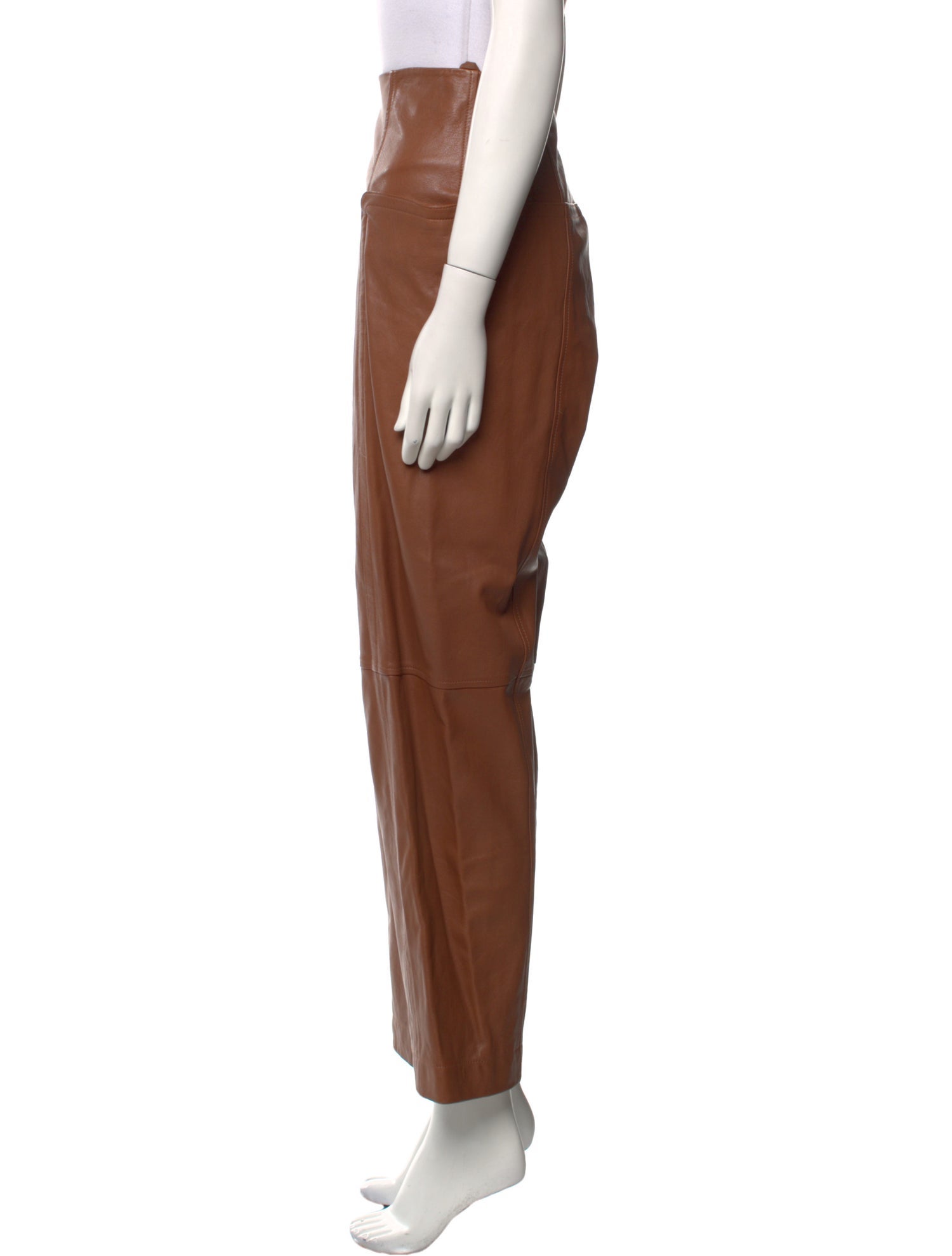 Tibi Eel Skin Straight Leg Pants w/ Tags