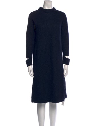 Tibi Alpaca Midi Length Dress