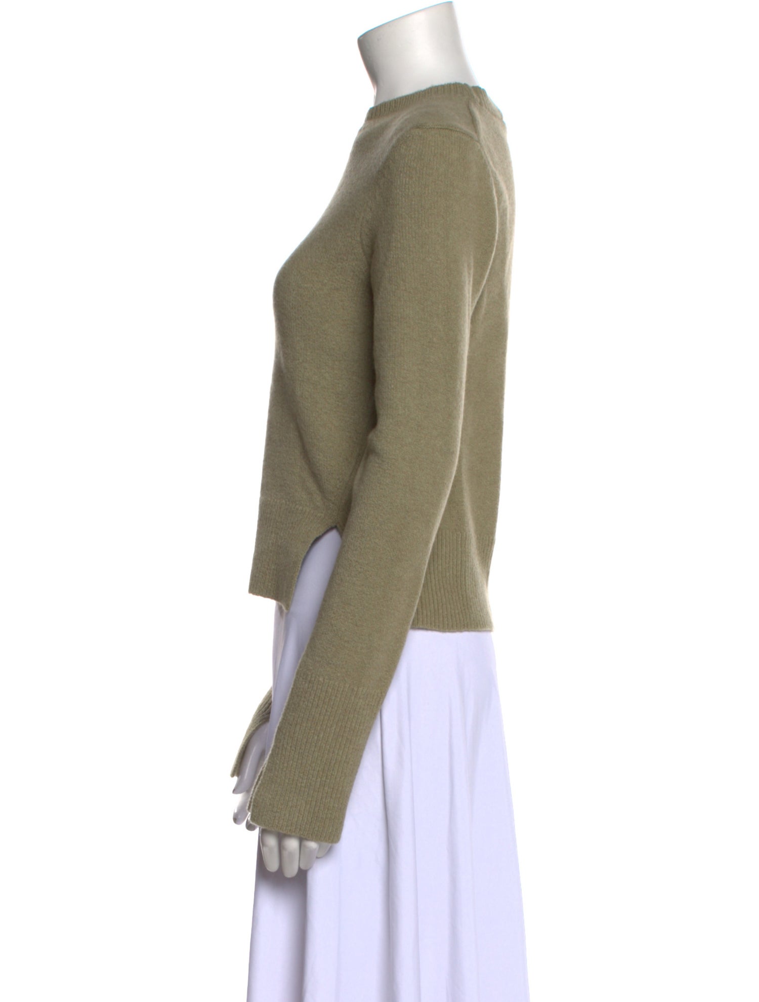 Tibi Cashmere Mock Neck Sweater