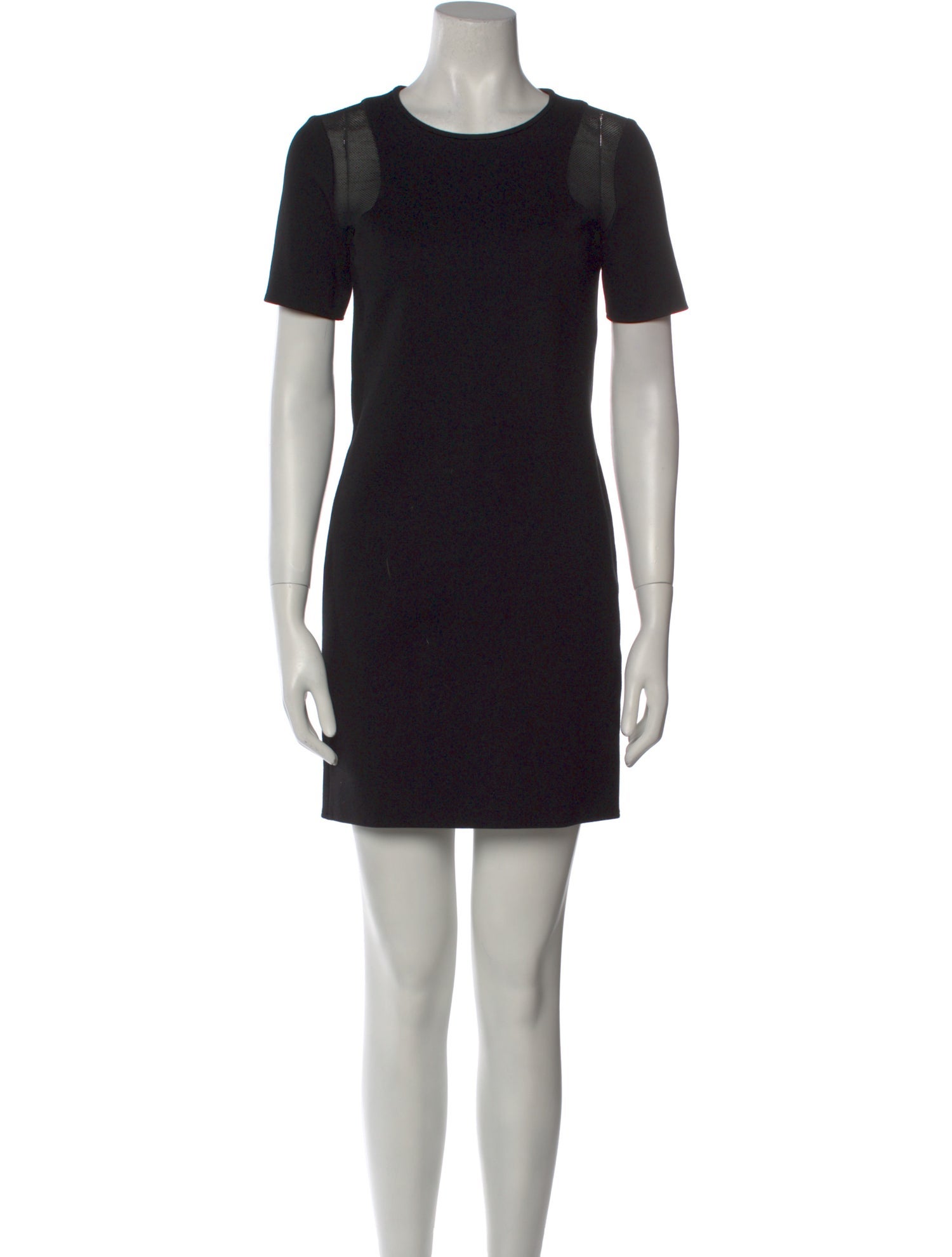 Tibi Crew Neck Mini Dress