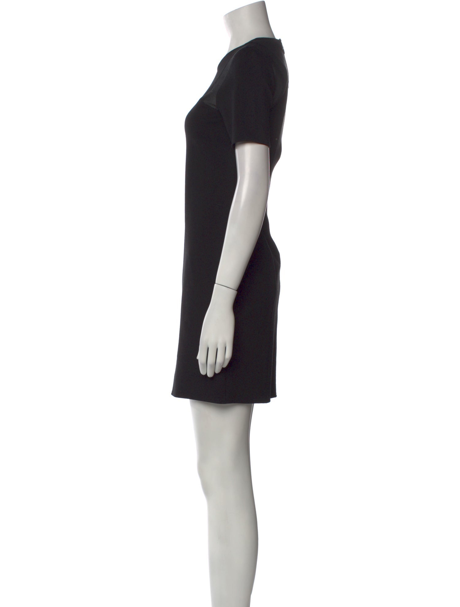 Tibi Crew Neck Mini Dress