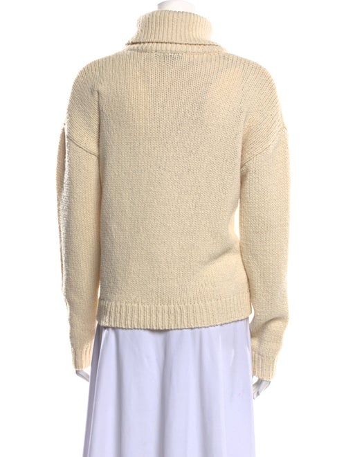 Tibi Graphic Print Turtleneck Sweater