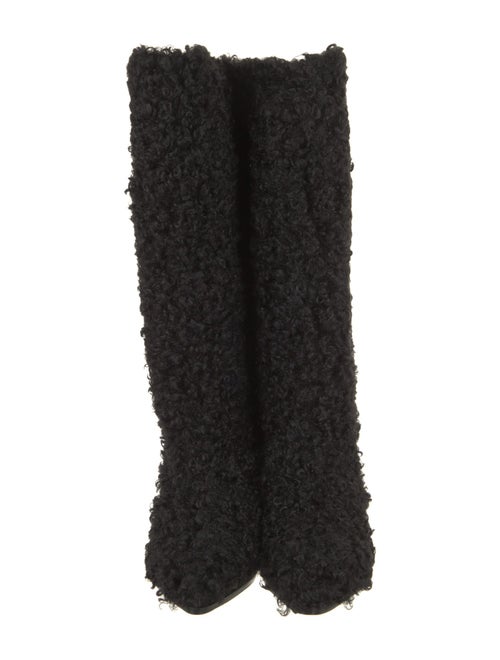 Tibi Faux Fur Riding Boots