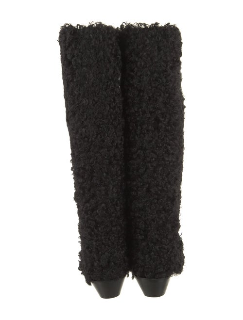 Tibi Faux Fur Riding Boots