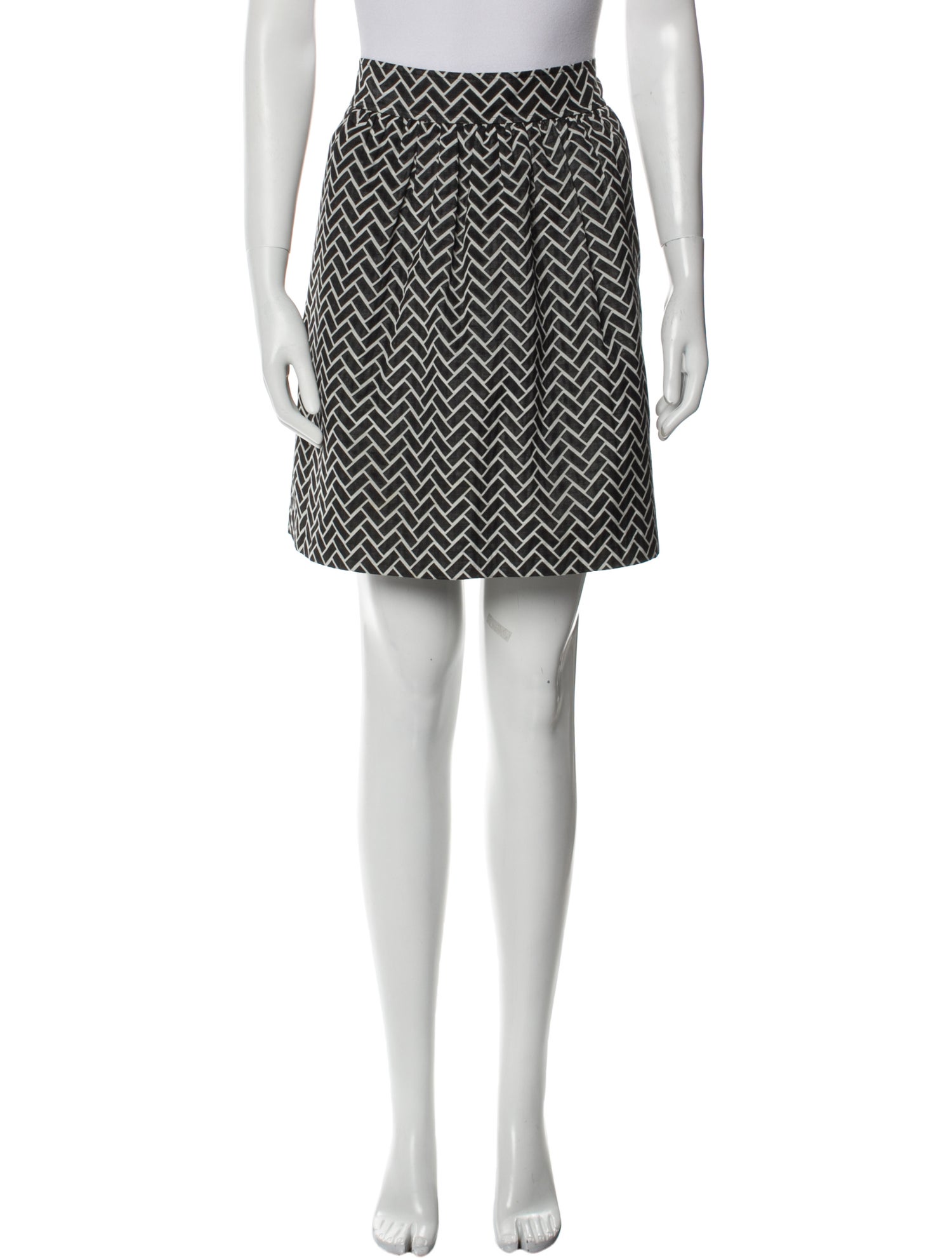 Tibi Printed Mini Skirt