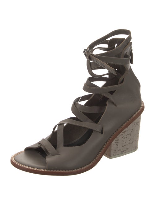 Tibi Leather Gladiator Sandals