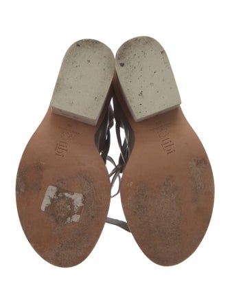 Tibi Leather Gladiator Sandals