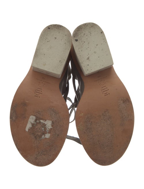 Tibi Leather Gladiator Sandals