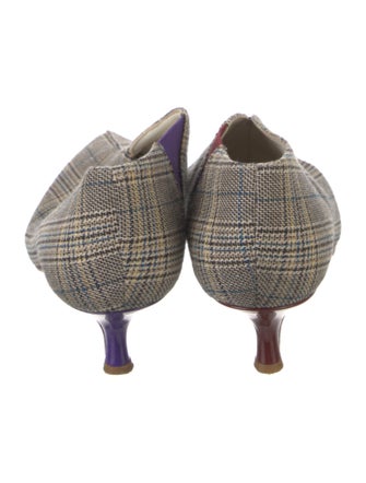 Tibi Canvas Printed Boots