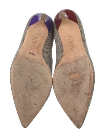 Tibi Canvas Printed Boots