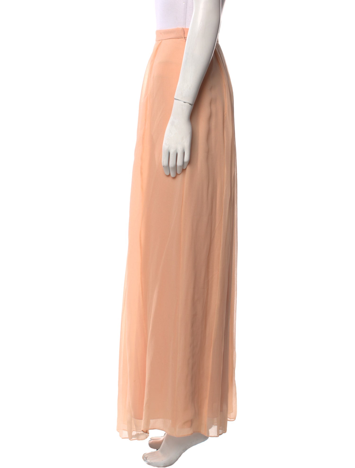 Tibi Pleated Accents Long Skirt