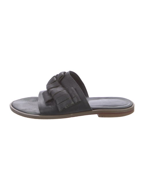 Tibi Leather Slides
