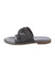 Tibi Leather Slides