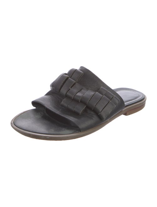 Tibi Leather Slides