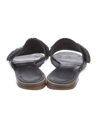 Tibi Leather Slides