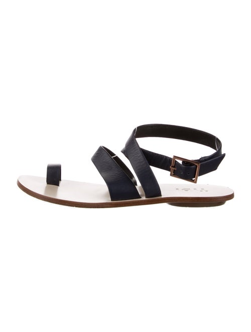Tibi Leather Slingback Sandals