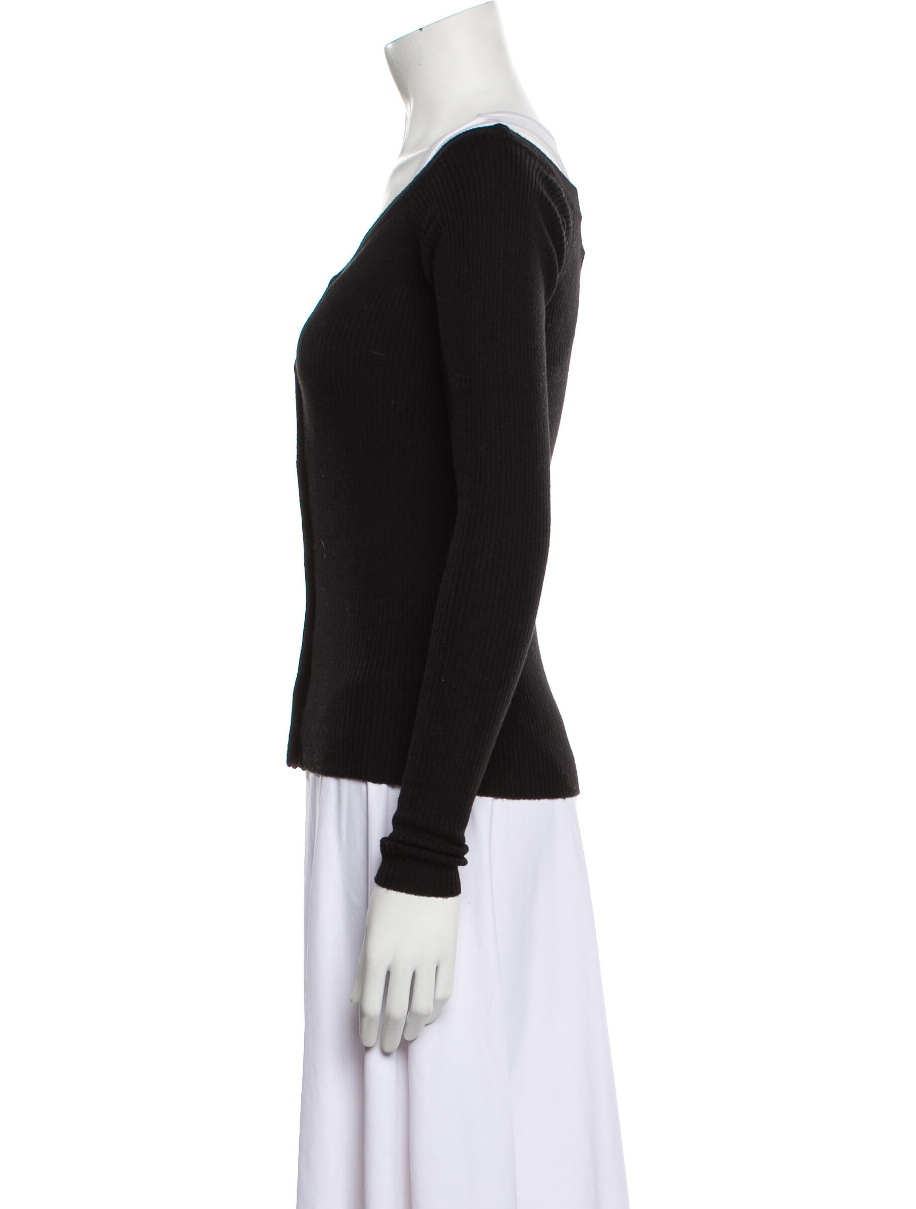 Tibi Merino Wool V-Neck Sweater