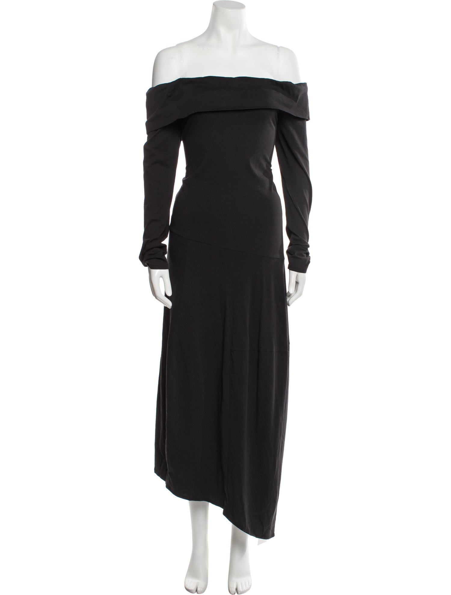 Tibi Off-The-Shoulder Long Dress