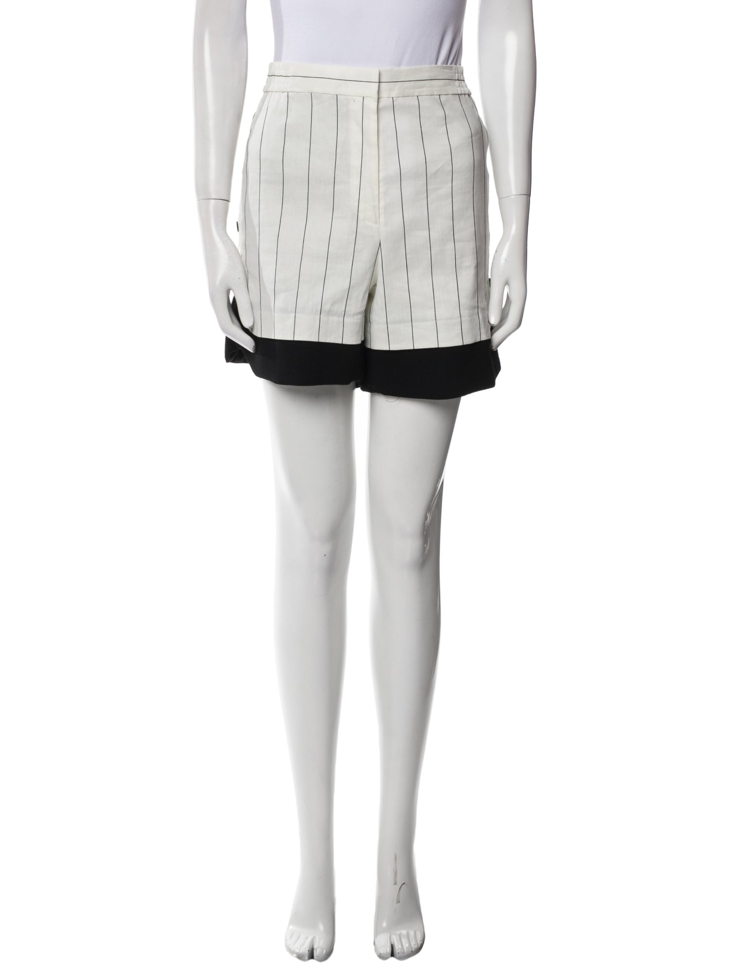 Tibi Linen Mini Shorts