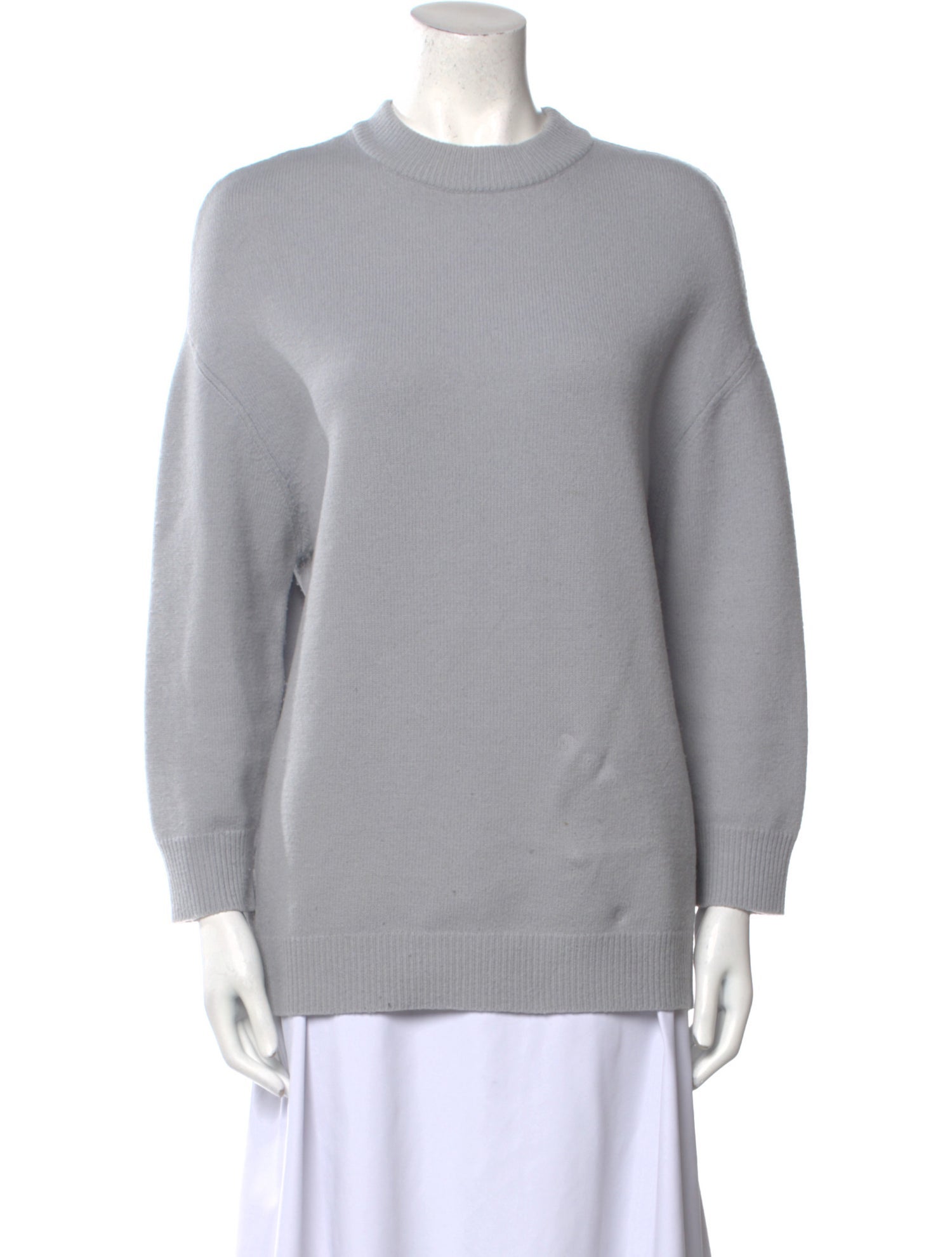 Tibi Wool Mock Neck Sweater