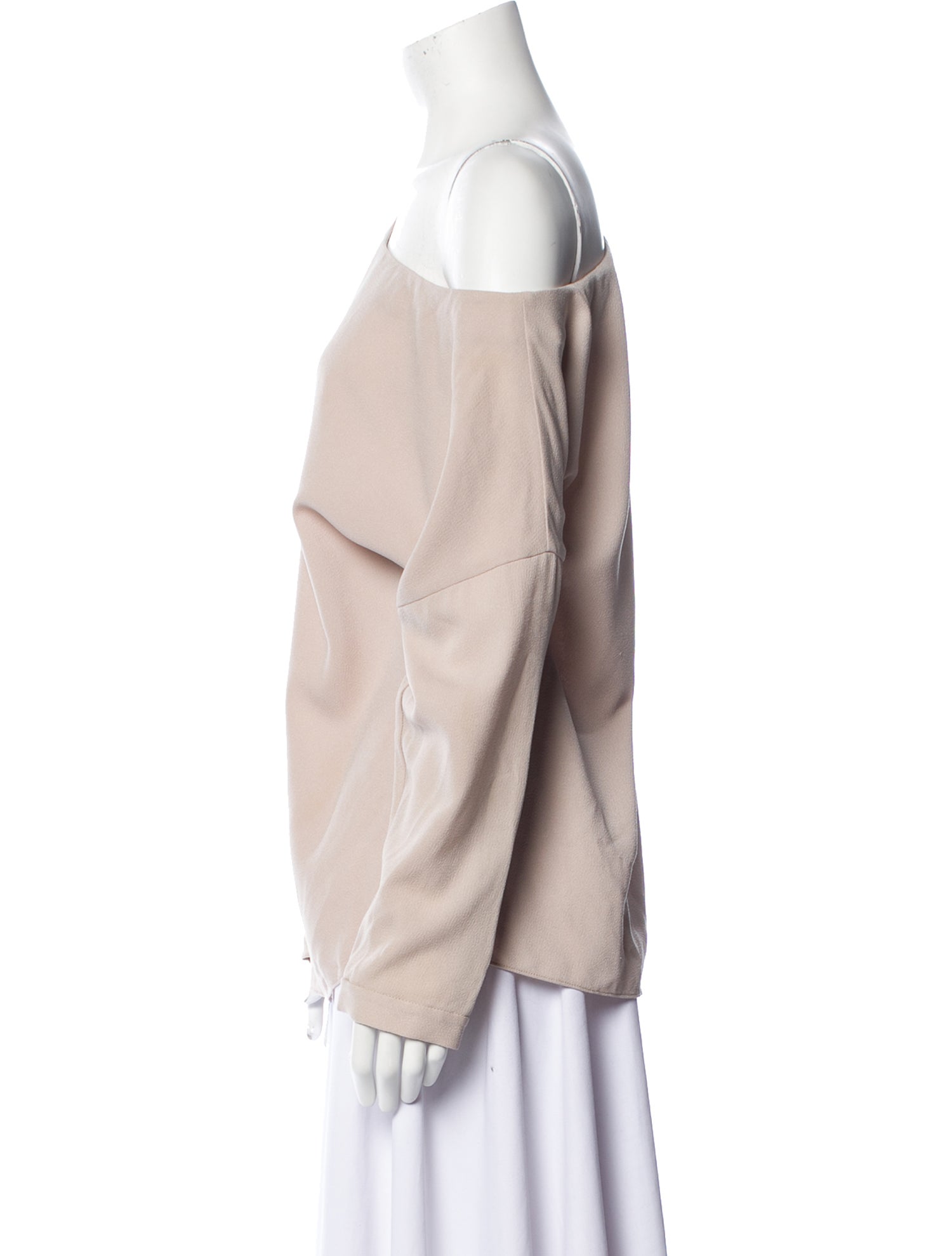 Tibi Asymmetrical Long Sleeve Sweatshirt