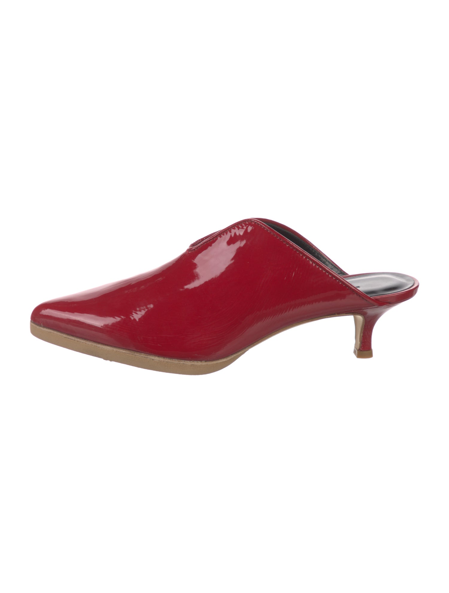 Tibi Patent Leather Mules