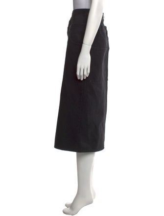 Tibi Cutout Accent Midi Length Skirt