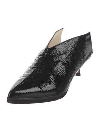 Tibi Patent Leather Mules