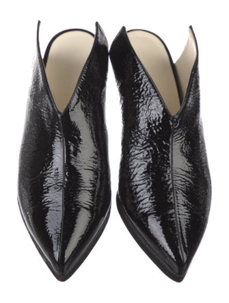 Tibi Patent Leather Mules