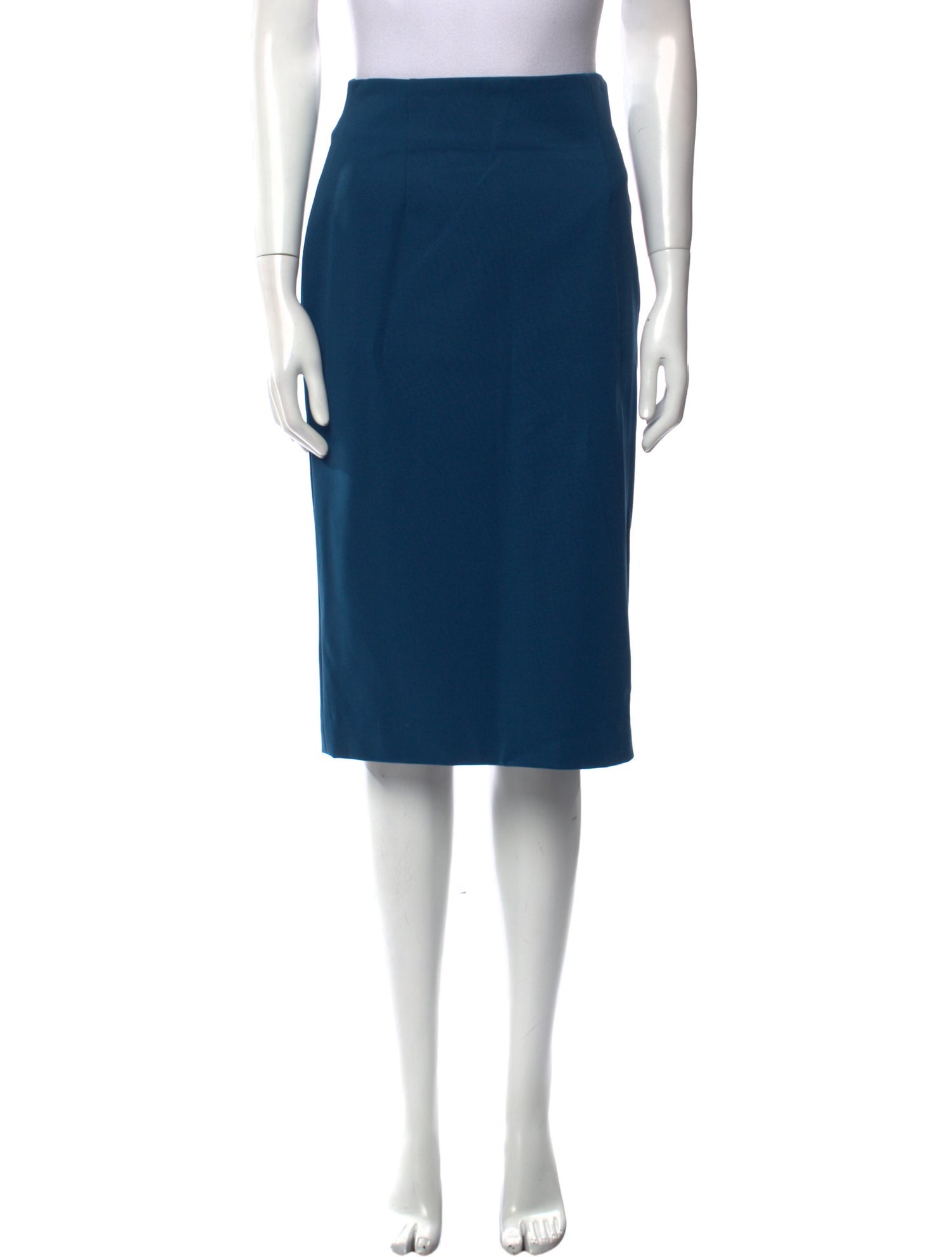 Tibi Pleated Accents Knee-Length Skirt