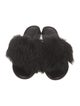 Tibi Faux Fur Slides