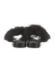 Tibi Faux Fur Slides