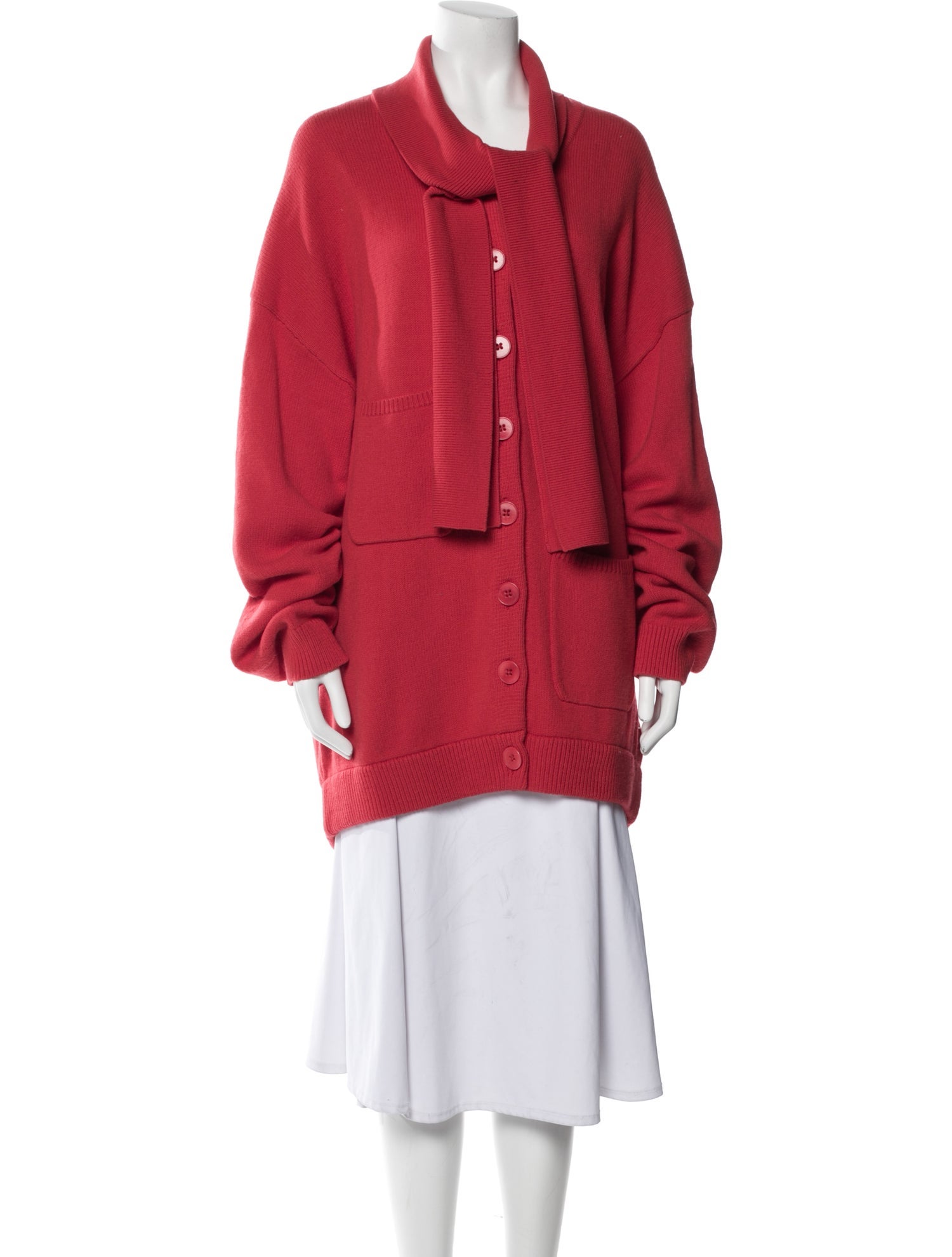 Tibi Merino Wool Mock Neck Sweater