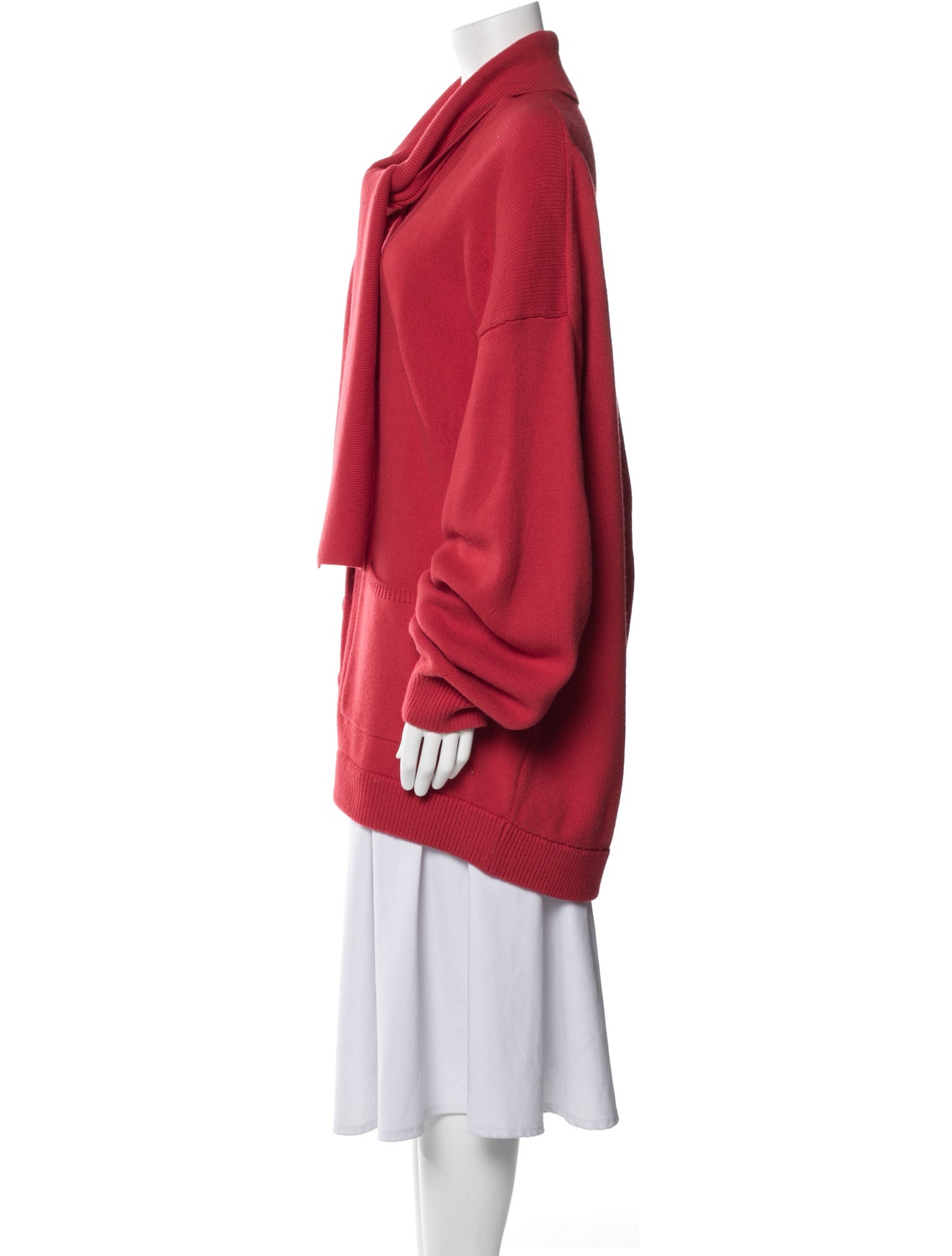 Tibi Merino Wool Mock Neck Sweater